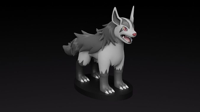 pokemon mightyena 3D print model