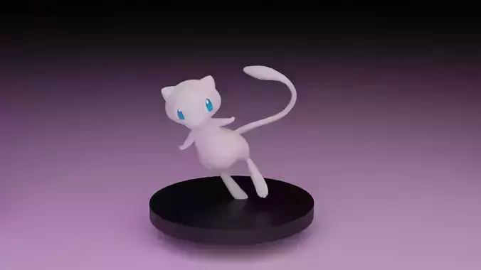 pokemon mew 3D print model
