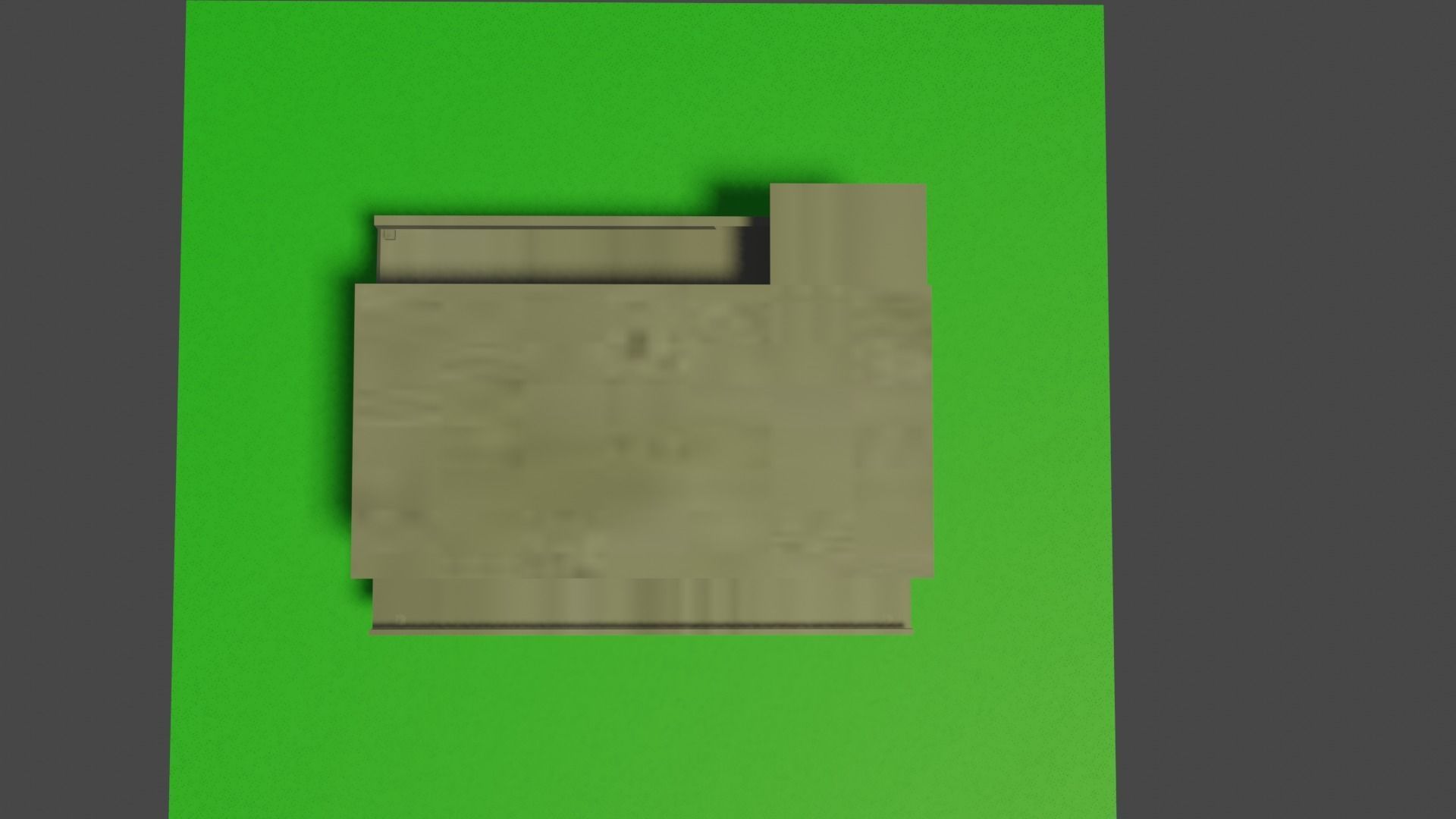 Free Fire Cement House Low-poly 3D model_9