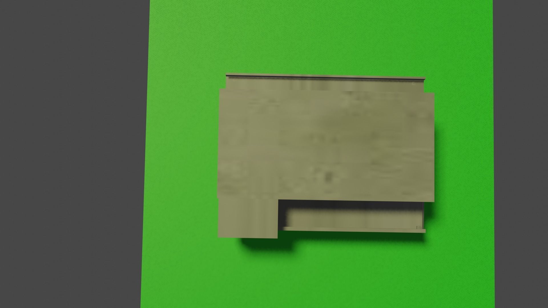 Free Fire Cement House Low-poly 3D model_1