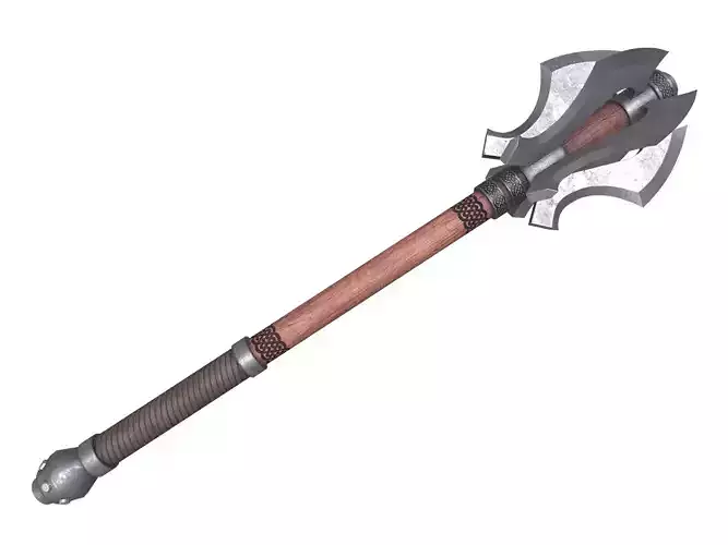 Medieval mace Low-poly 3D model