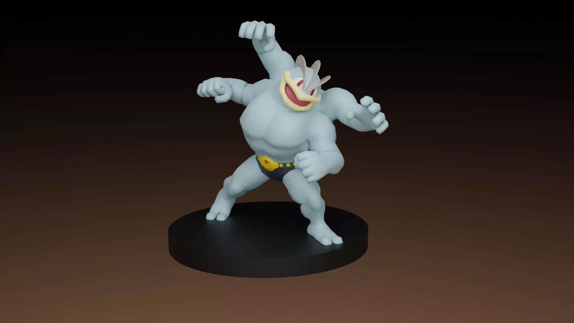 pokemon machamp 3D print model_0