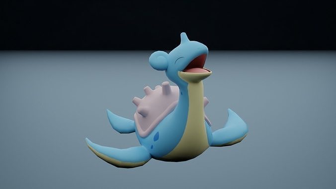 pokemon lapras 3D print model