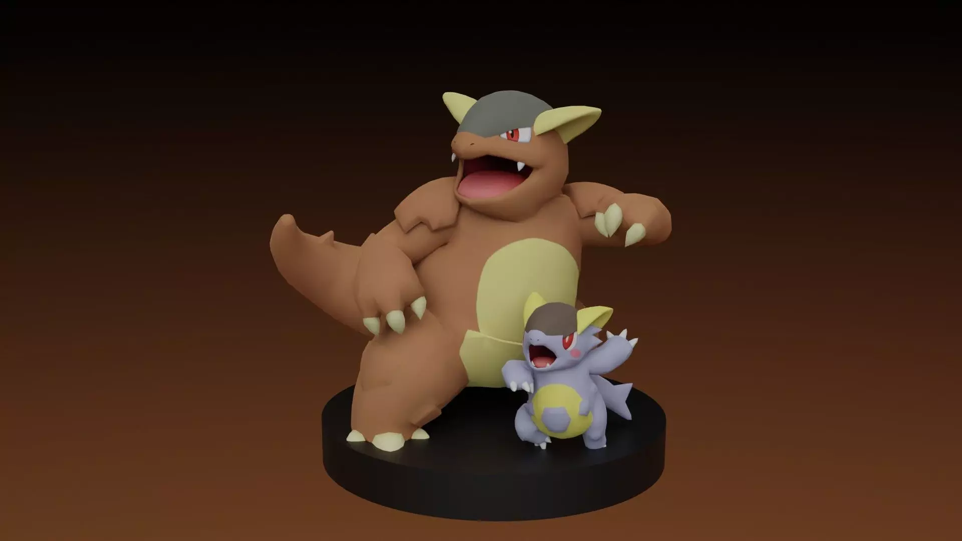 pokemon kangaskhan 3D print model_0