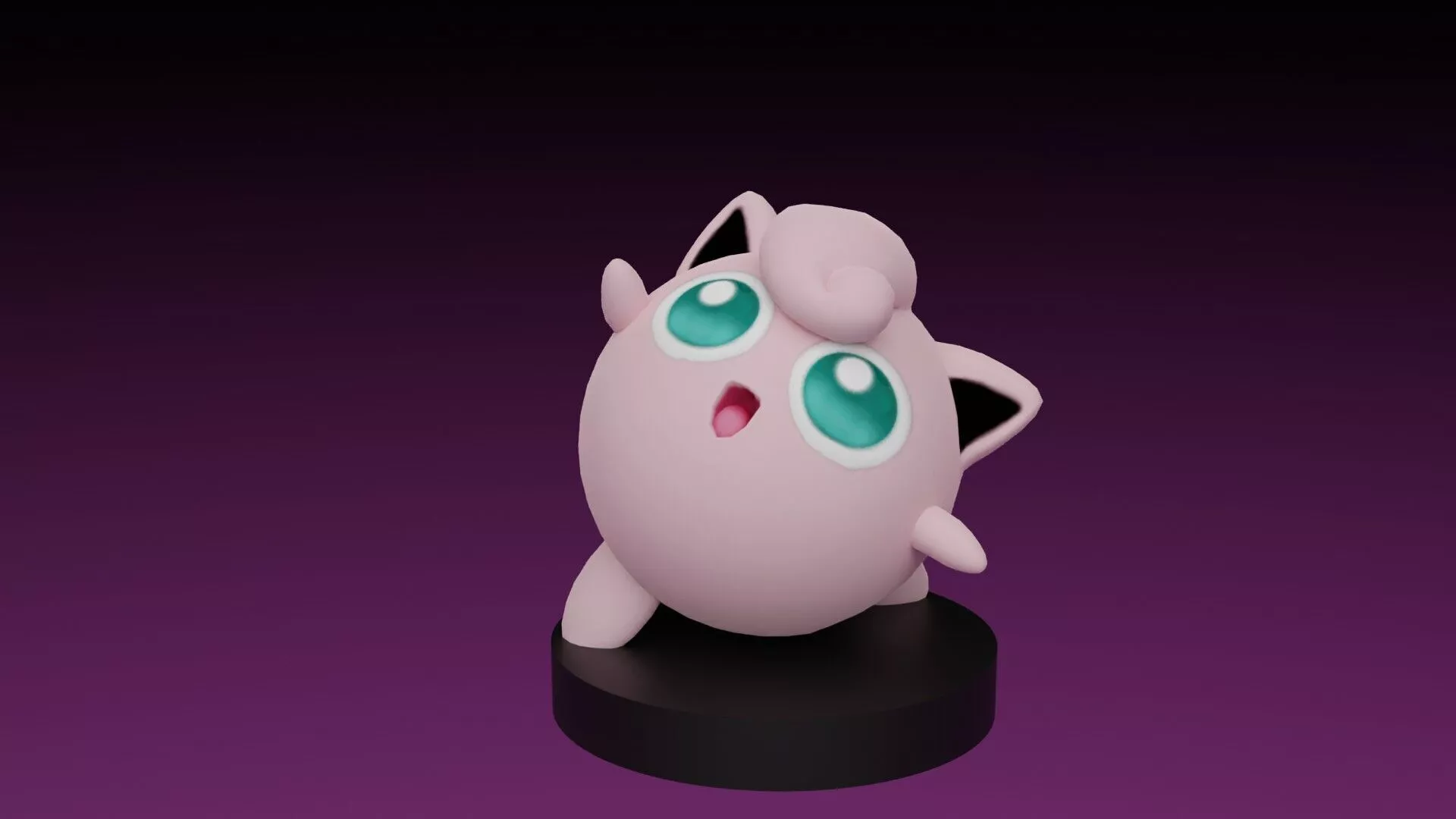 pokemon jigglypuff 3D print model