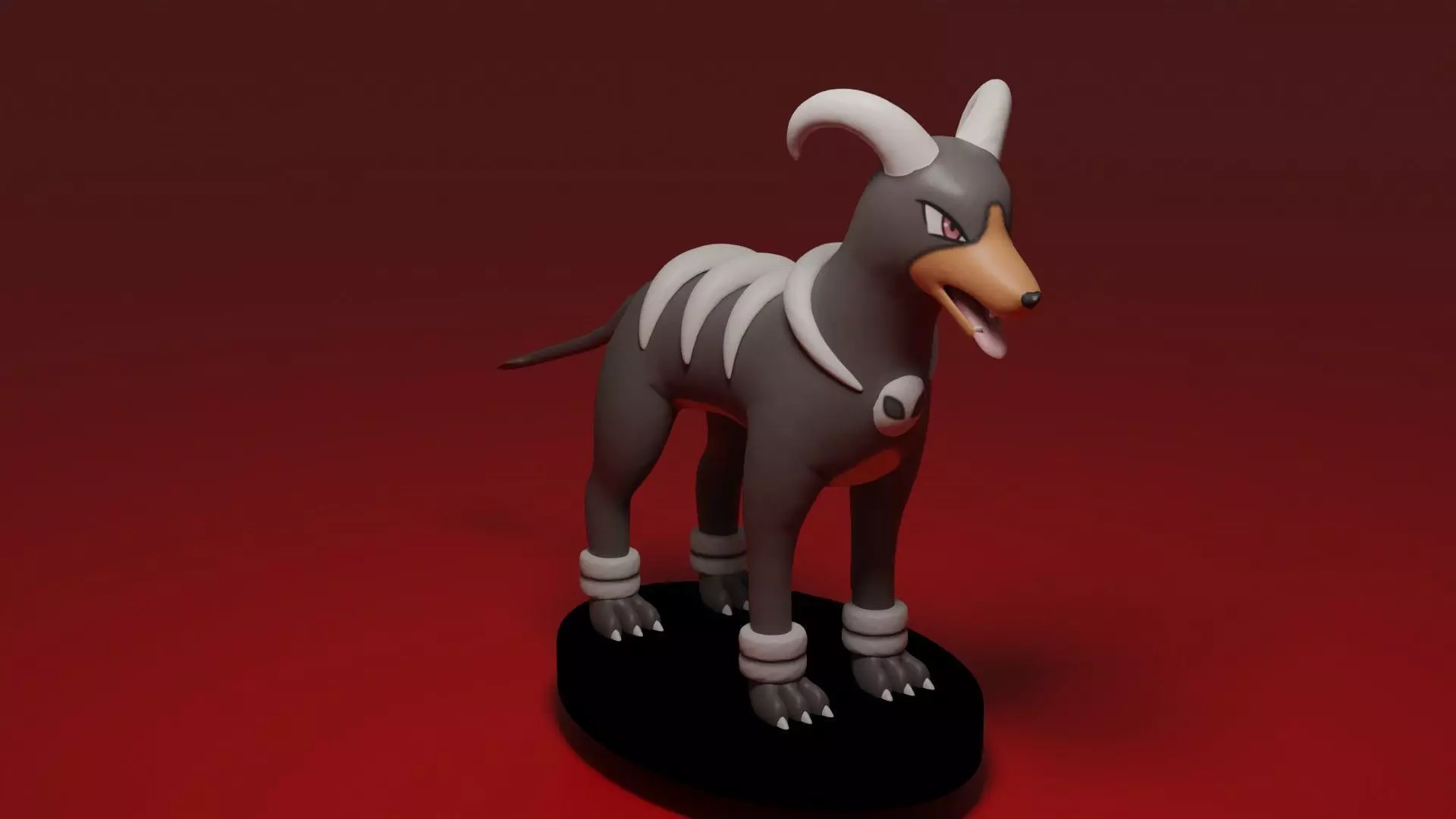 pokemon houndoom 3D print model_0