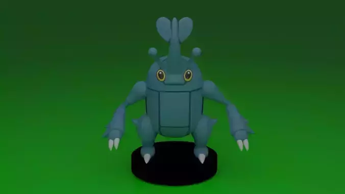 pokemon heracross 3D print model