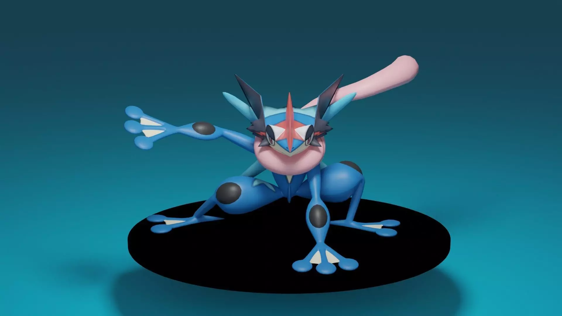pokemon greninja 3D print model_0