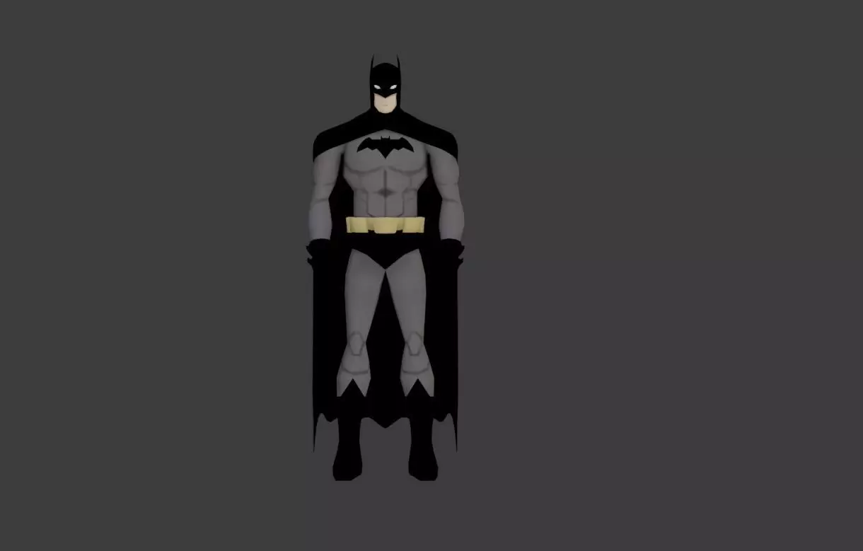 Batman Low-poly 3D model