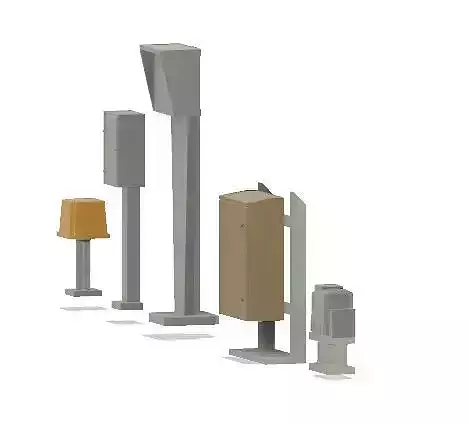 Model Railway  Modern Lineside Electrical Equipment 3D print model