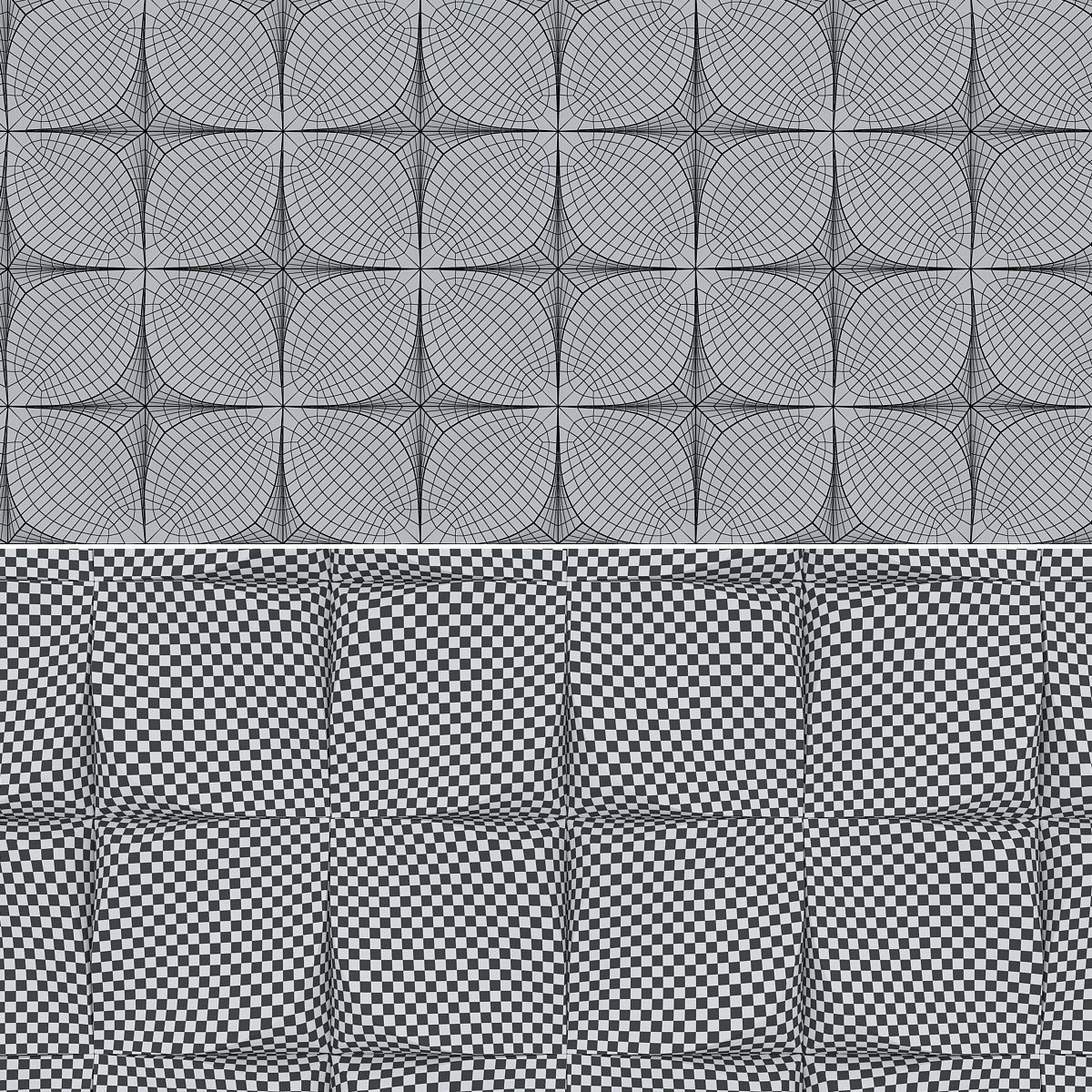 Parametric Wall Panel 3d model Low-poly 3D model_1