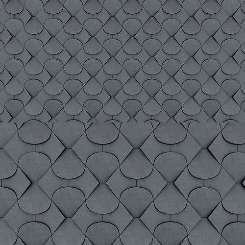 Parametric Wall Panel 3d model Low-poly 3D model