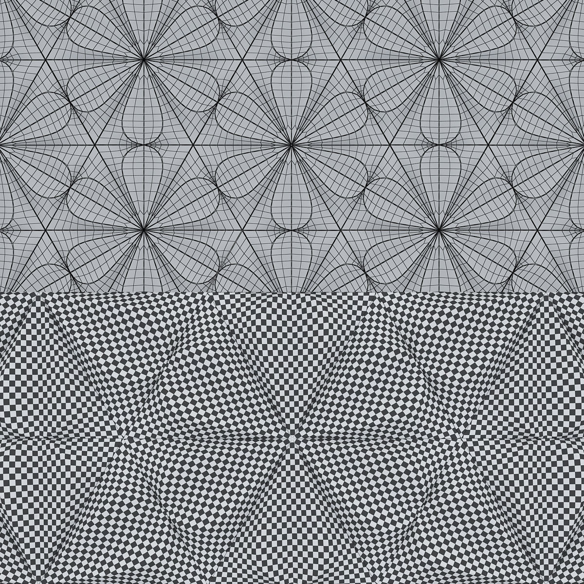 Parametric Wall Panel 3d model Low-poly 3D model_3