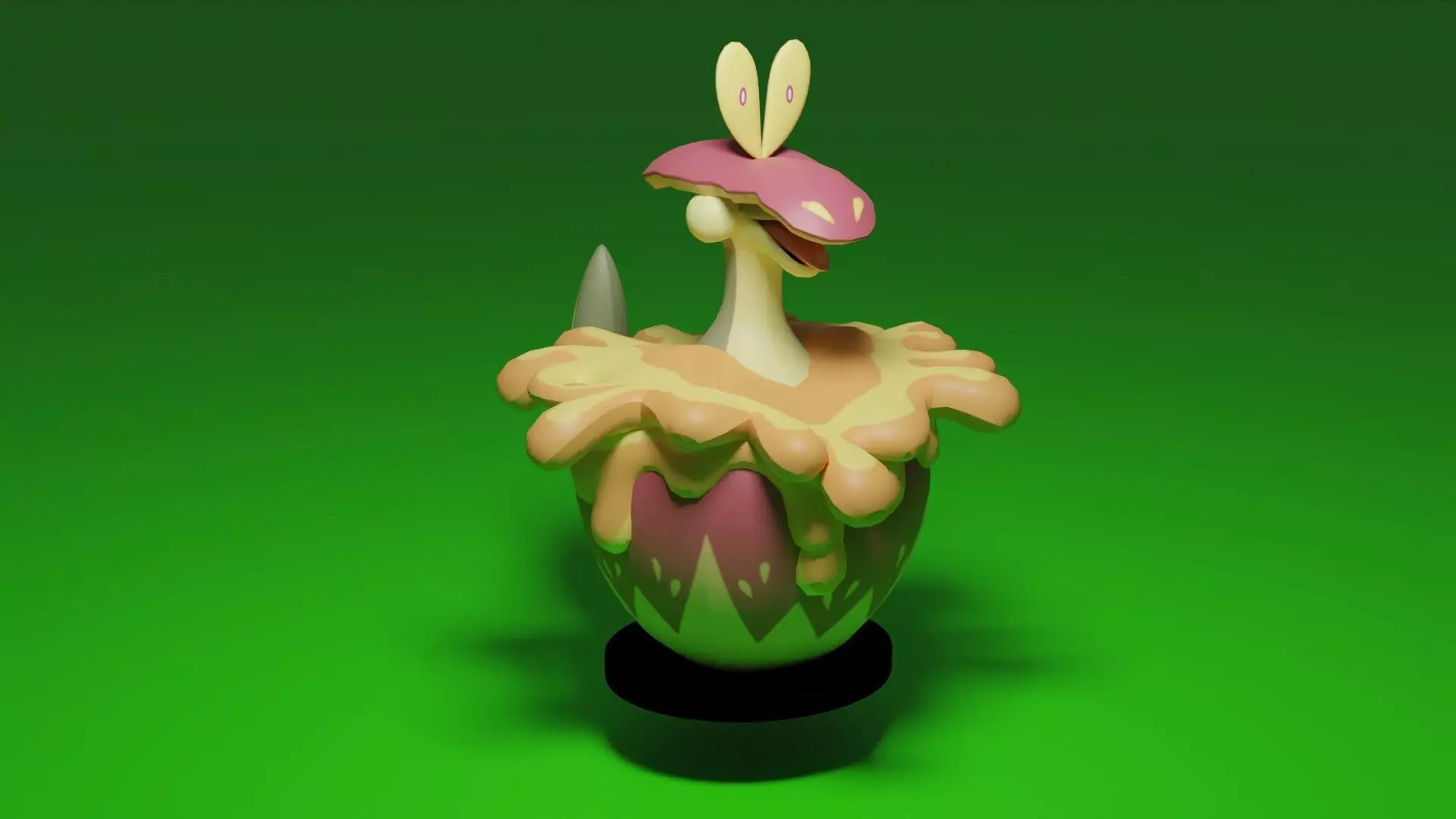 pokemon fapple 3D print model_0