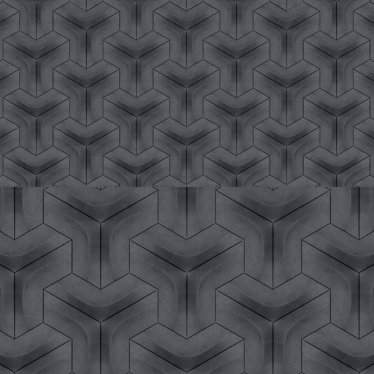 Parametric Wall Panel 3d model Low-poly 3D model_1