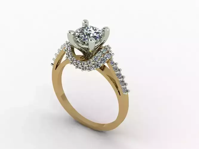 solitare style ring for wedding