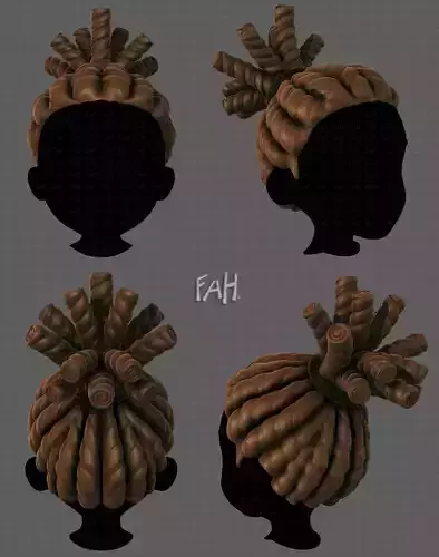 3D Hair style for boy V73