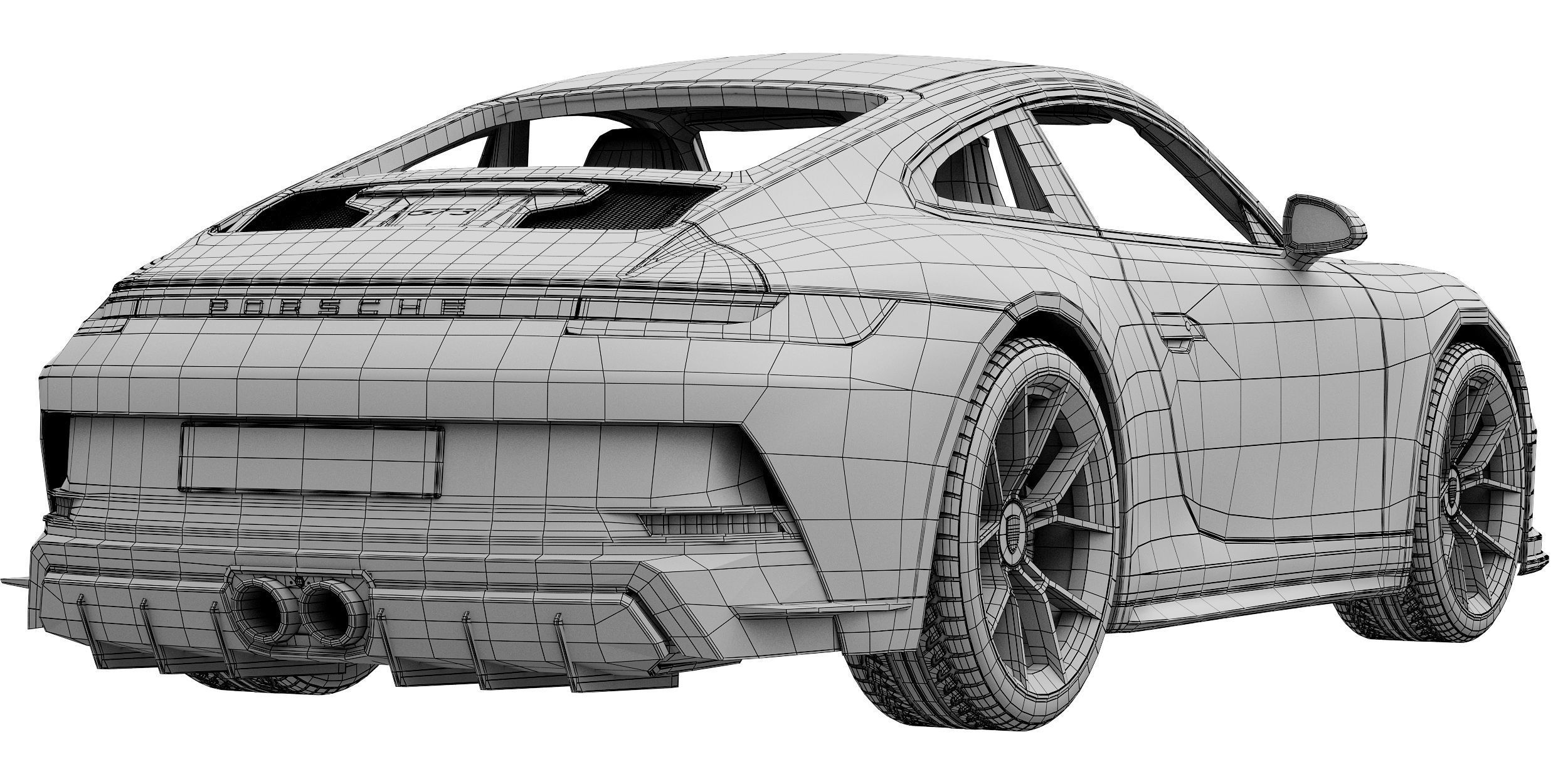 Porsche 911 GT3 Touring 2022 3D model_15