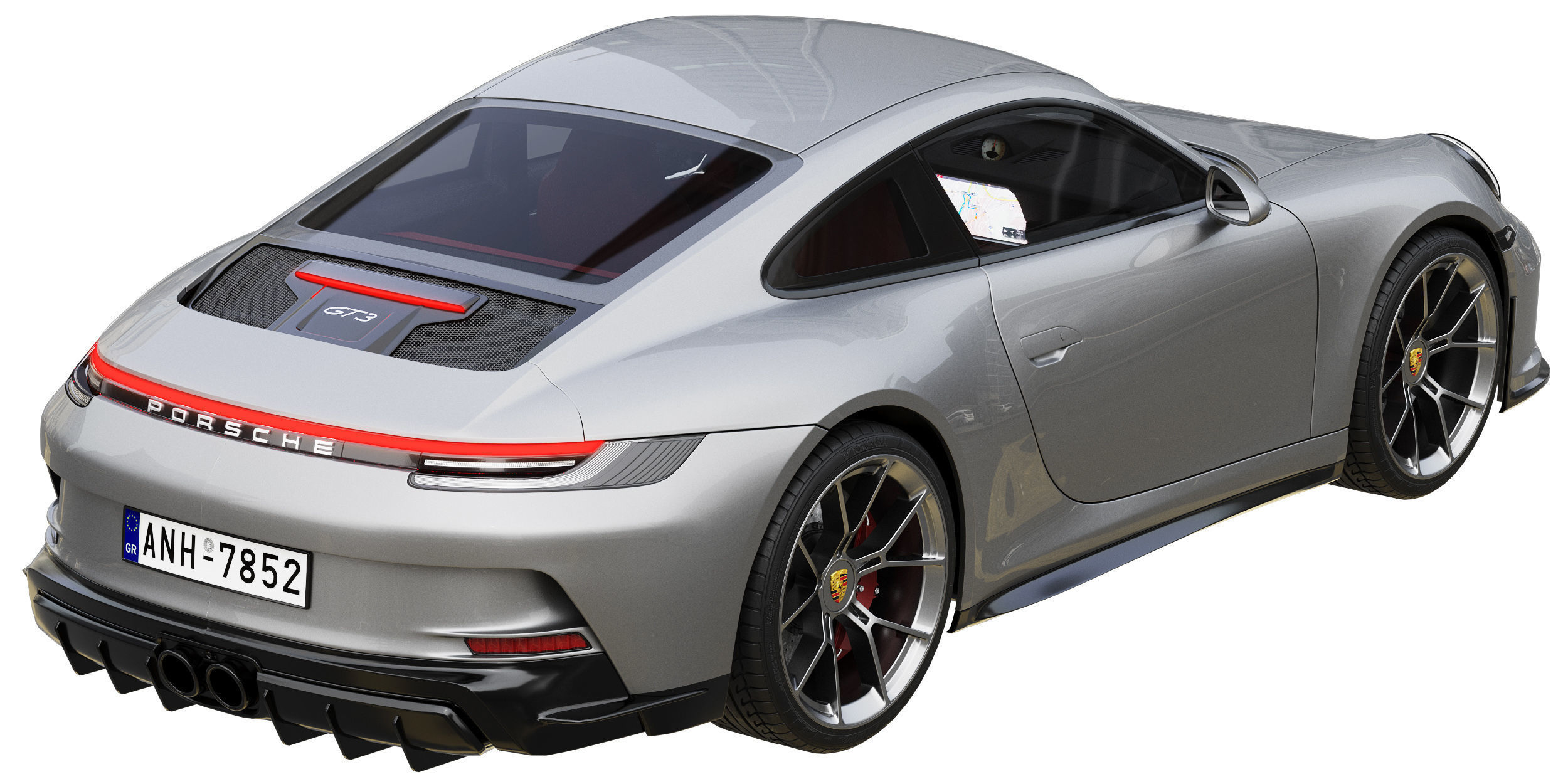 Porsche 911 GT3 Touring 2022 3D model_4