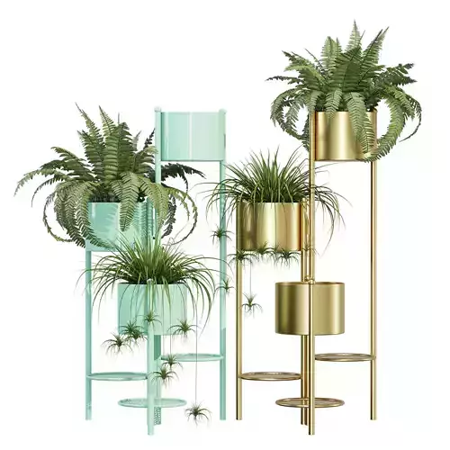 Aisundy three metal plant stands