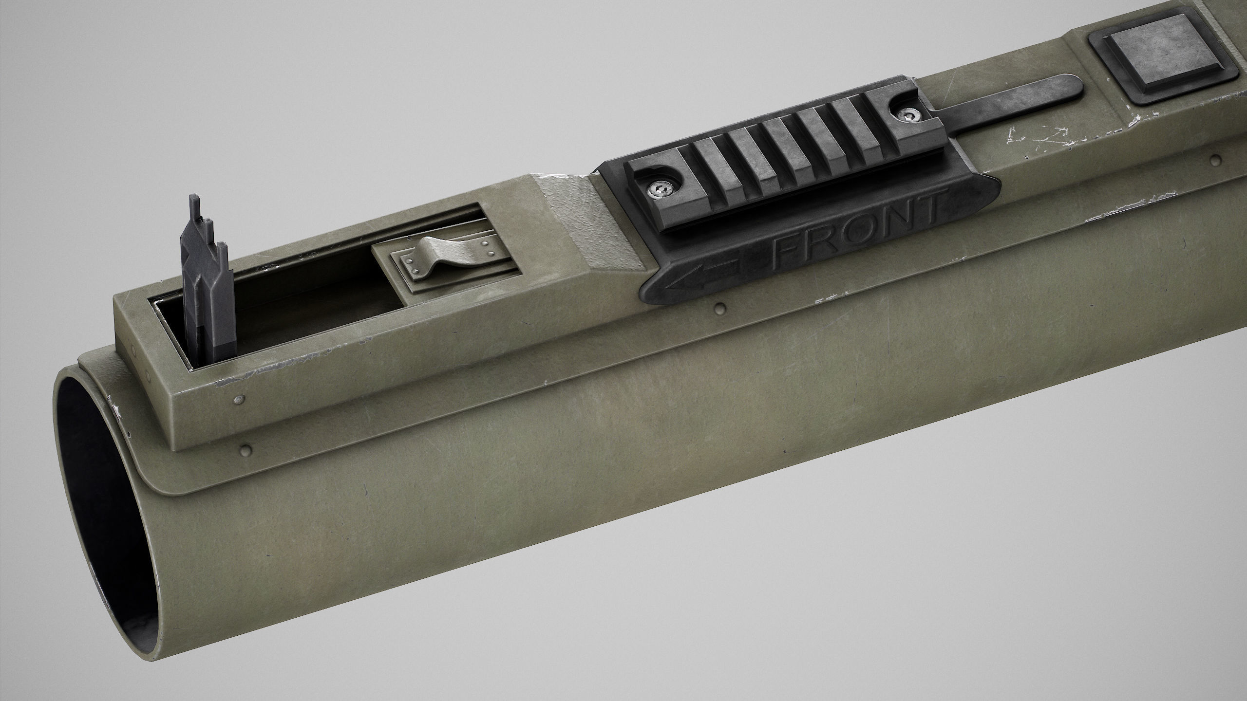 PBR M72A7 LAW Low-poly 3D model_8