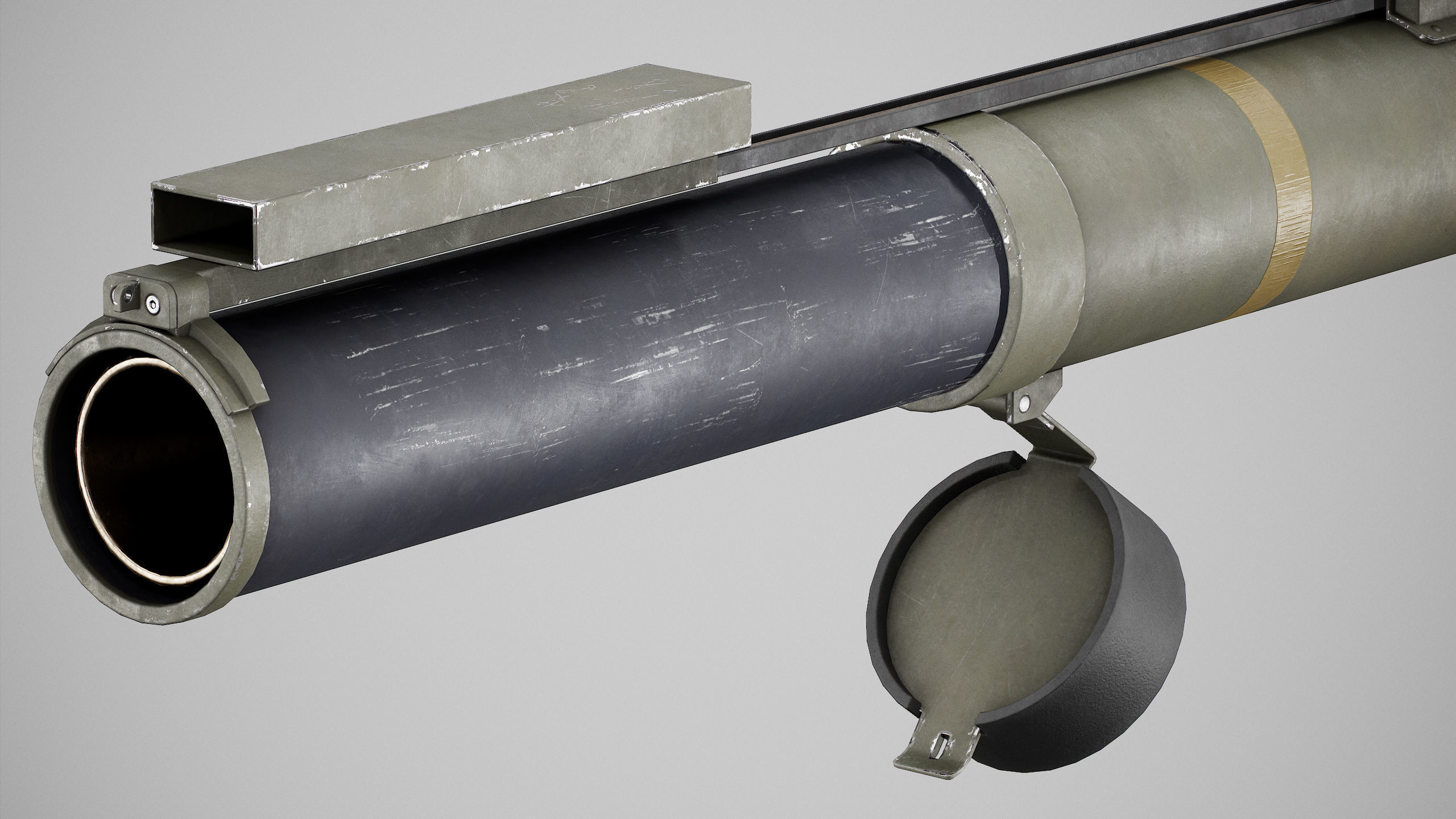 PBR M72A7 LAW Low-poly 3D model_3