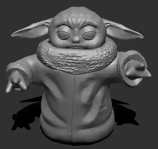 Baby Yoda for 3DPrinting 