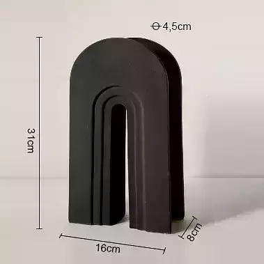 NORDIC ART GEOMETRIC VASE