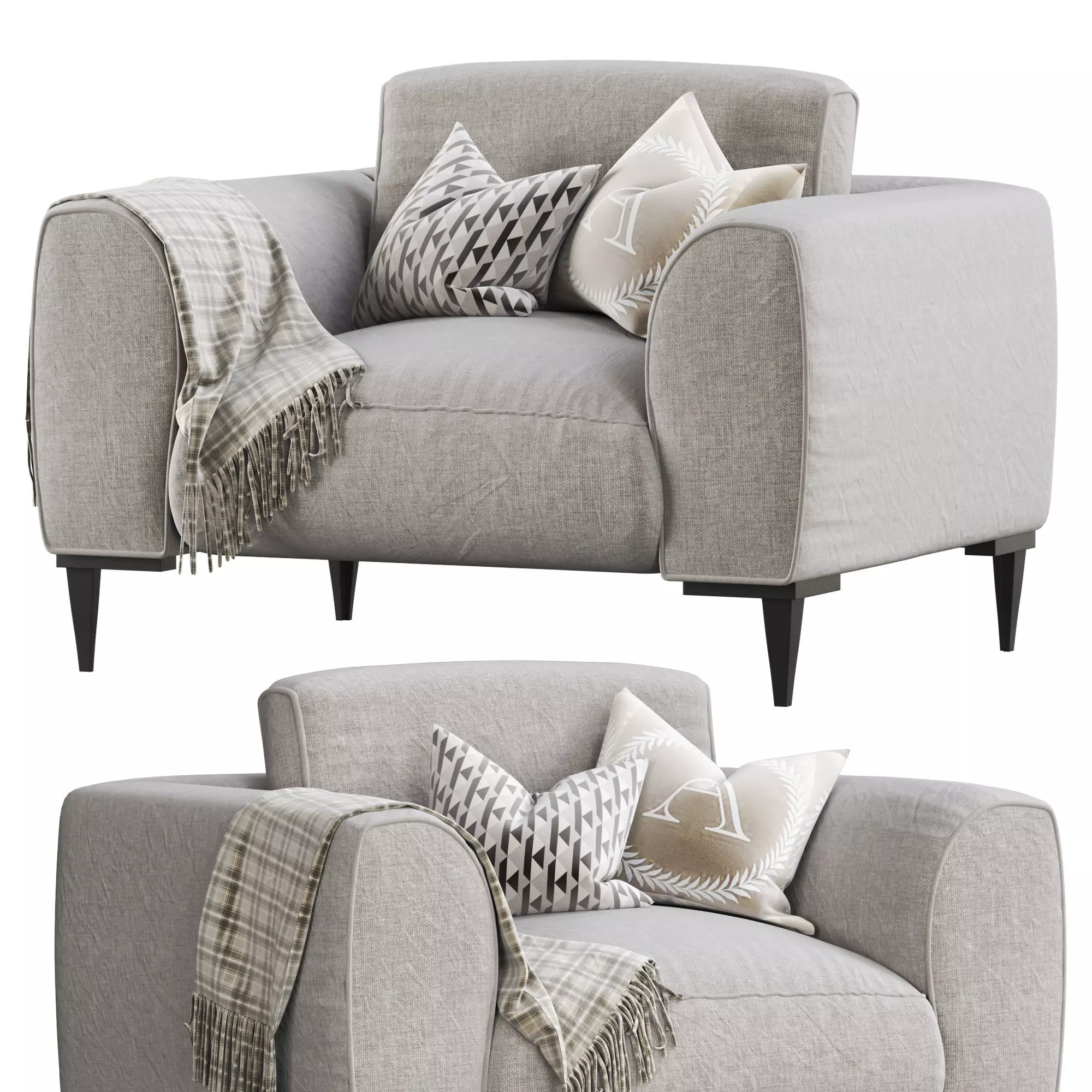 Chateau dax Armchair 3D model