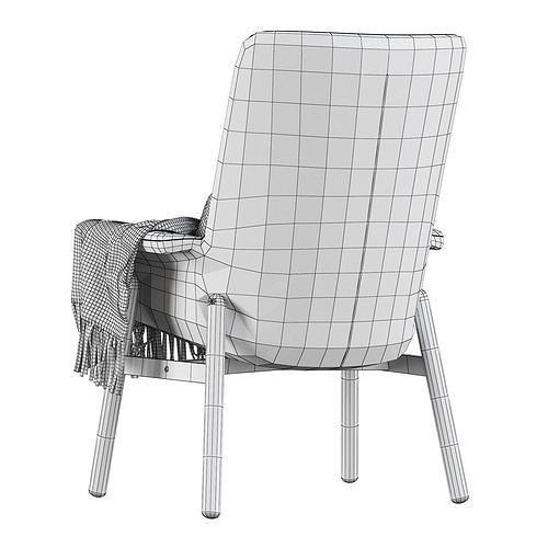 IKEA Vedbo Armchair 3D model 7