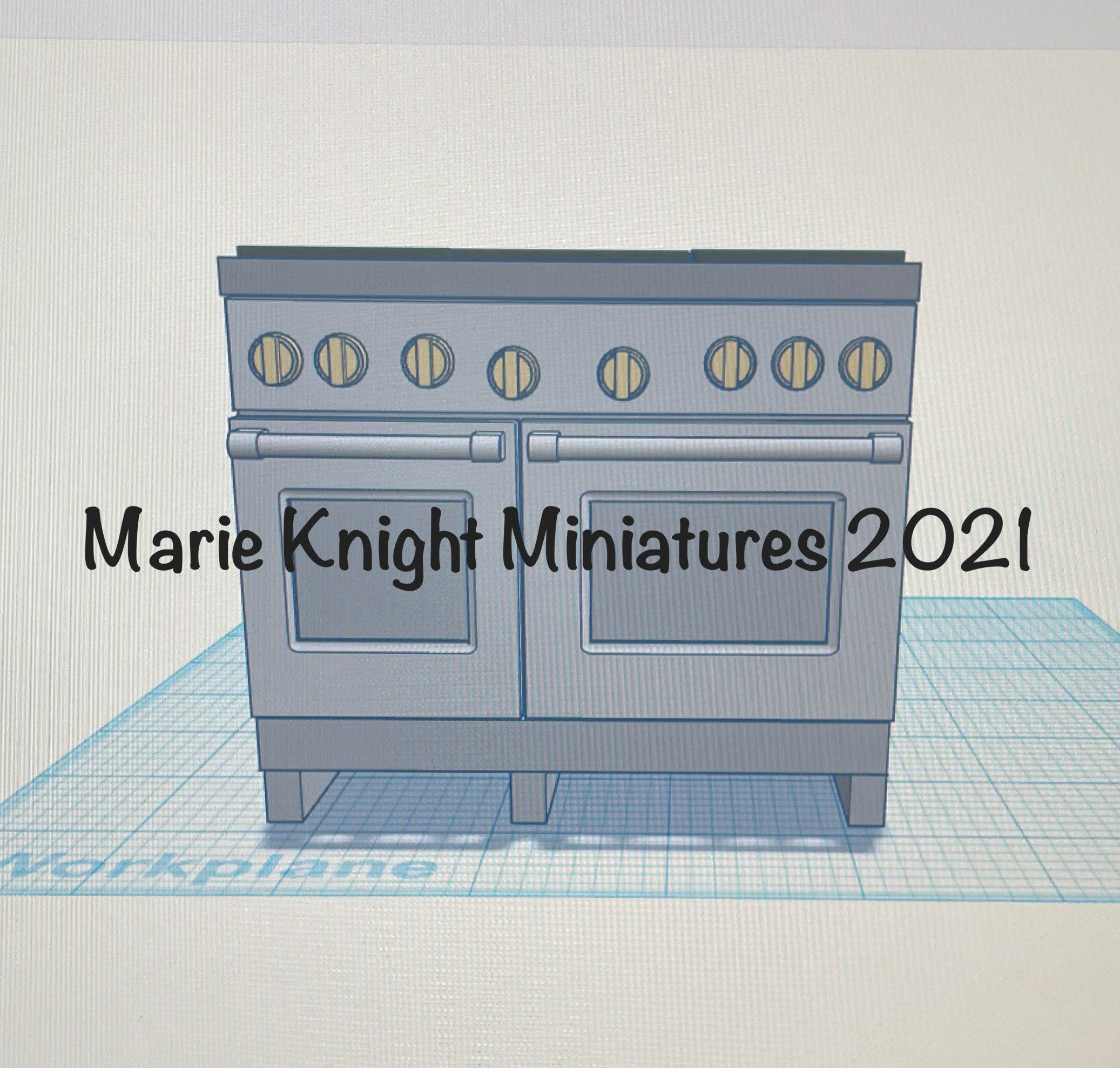 12th scale Wolf range for dollhouse 3D print model_2