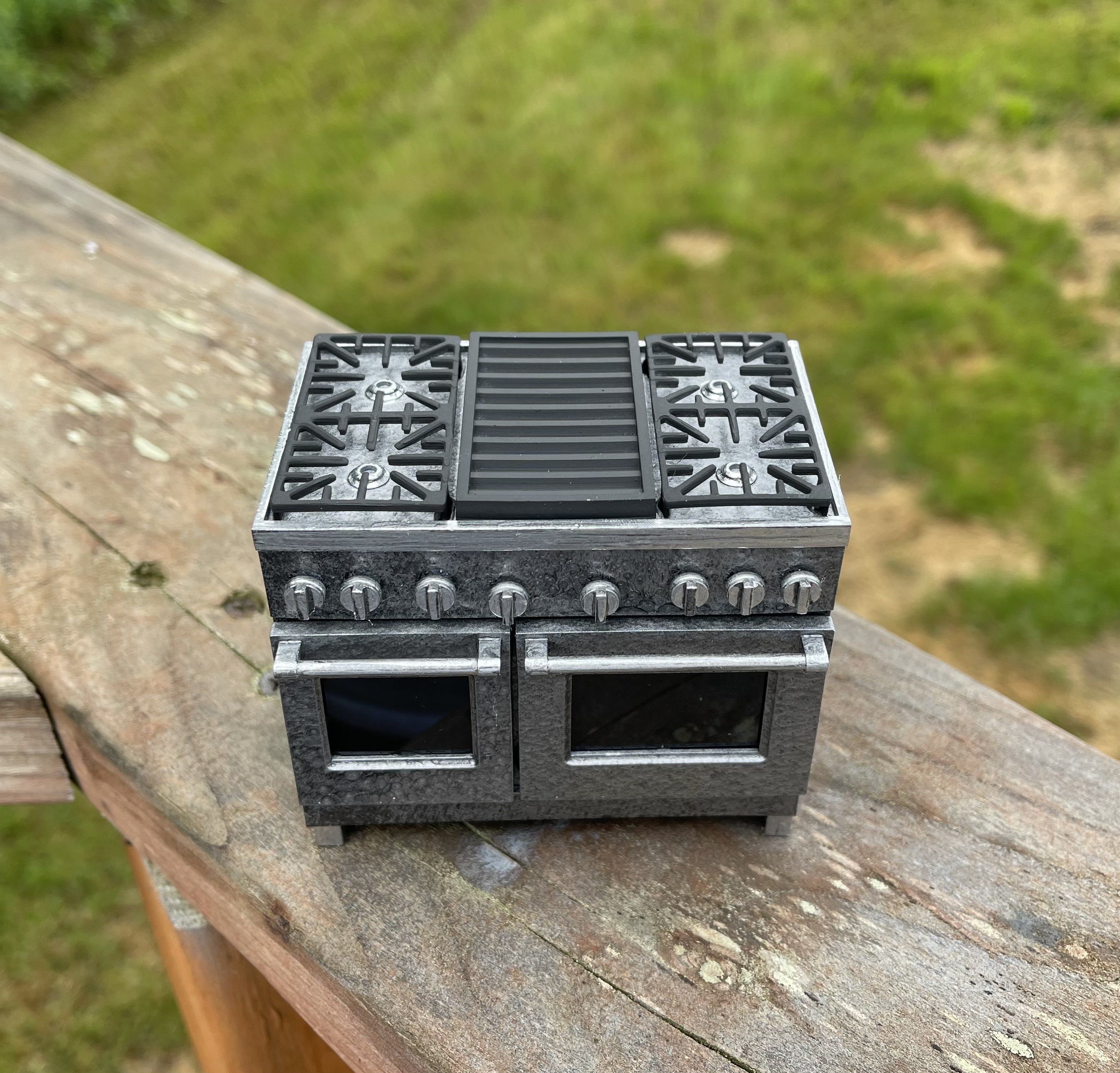 12th scale Wolf range for dollhouse 3D print model_1