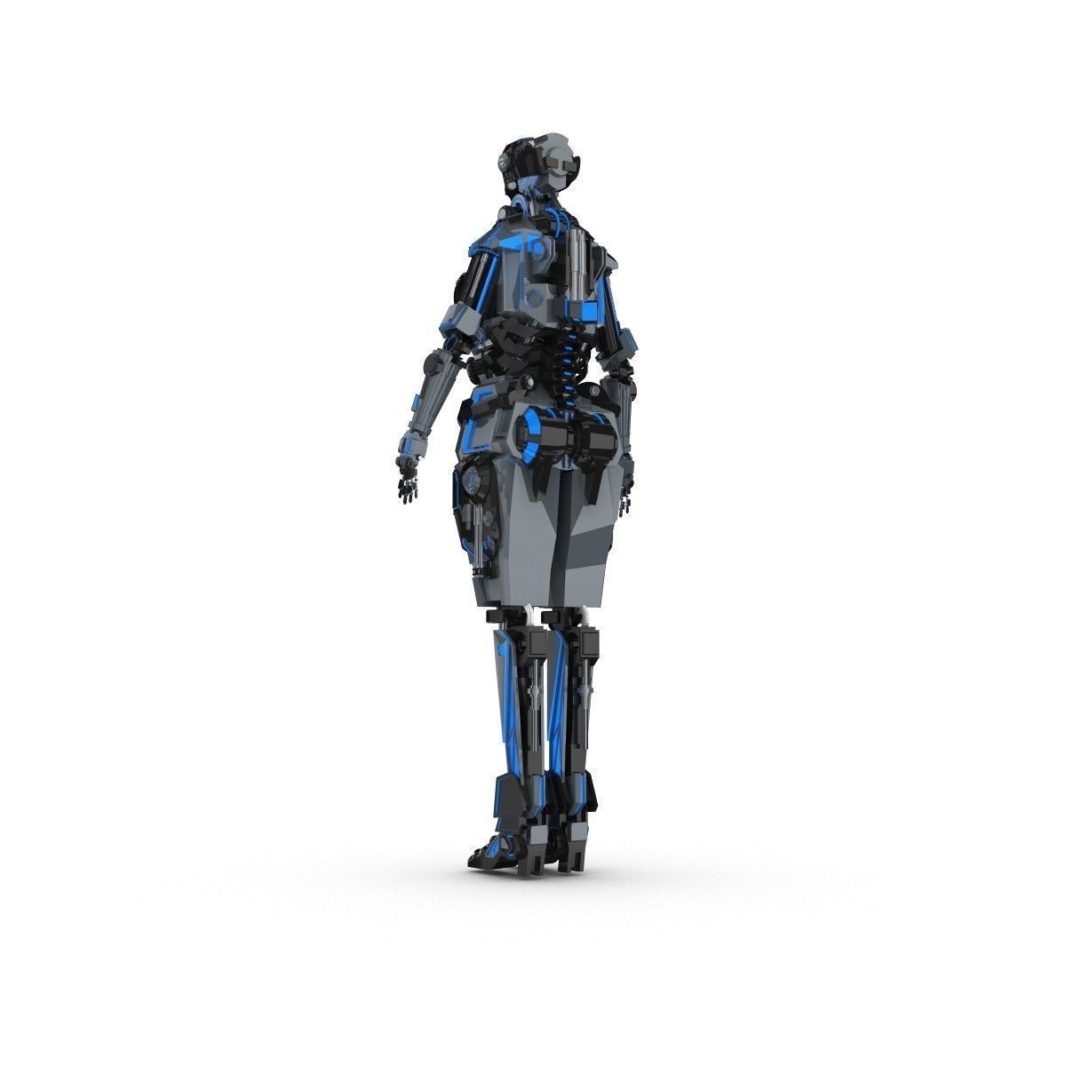 Sci-Fi Female Character 1 3D model_3