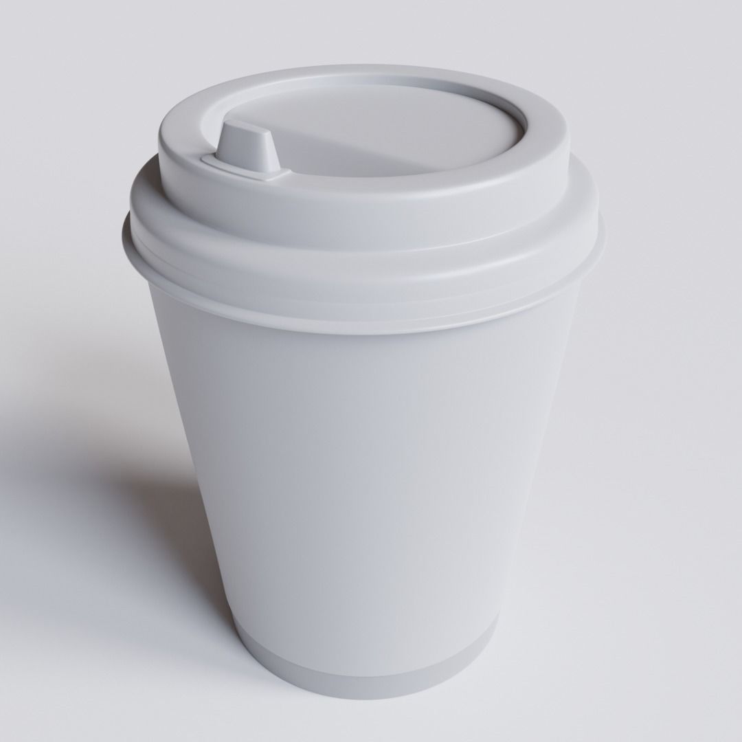 Cup of coffee 3D model_2