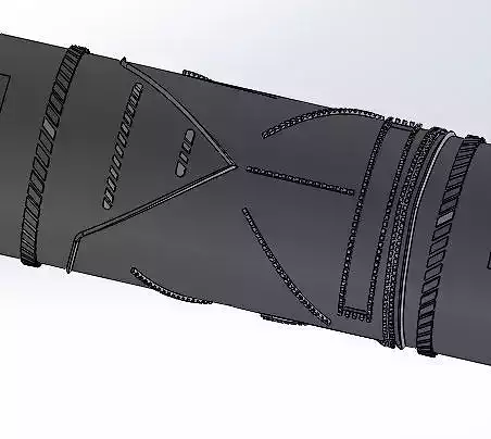 KN95 OEM Ultrasonic Embossing Roller for Manufacturing