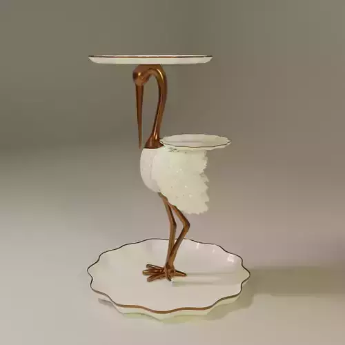 whithe bird and late