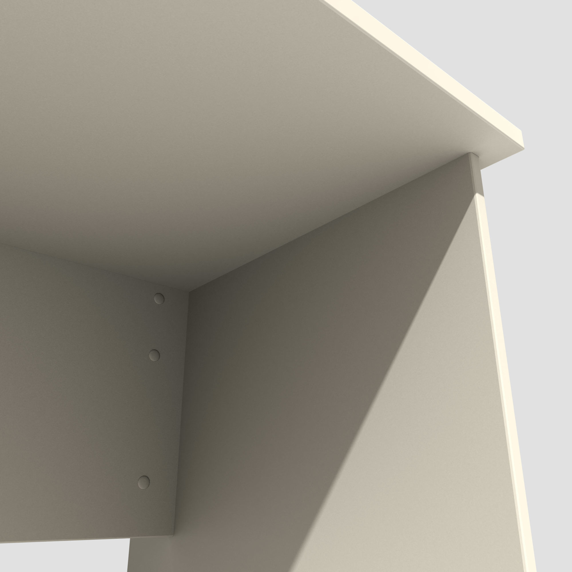 Office Desk Panel End Low-poly 3D model_9