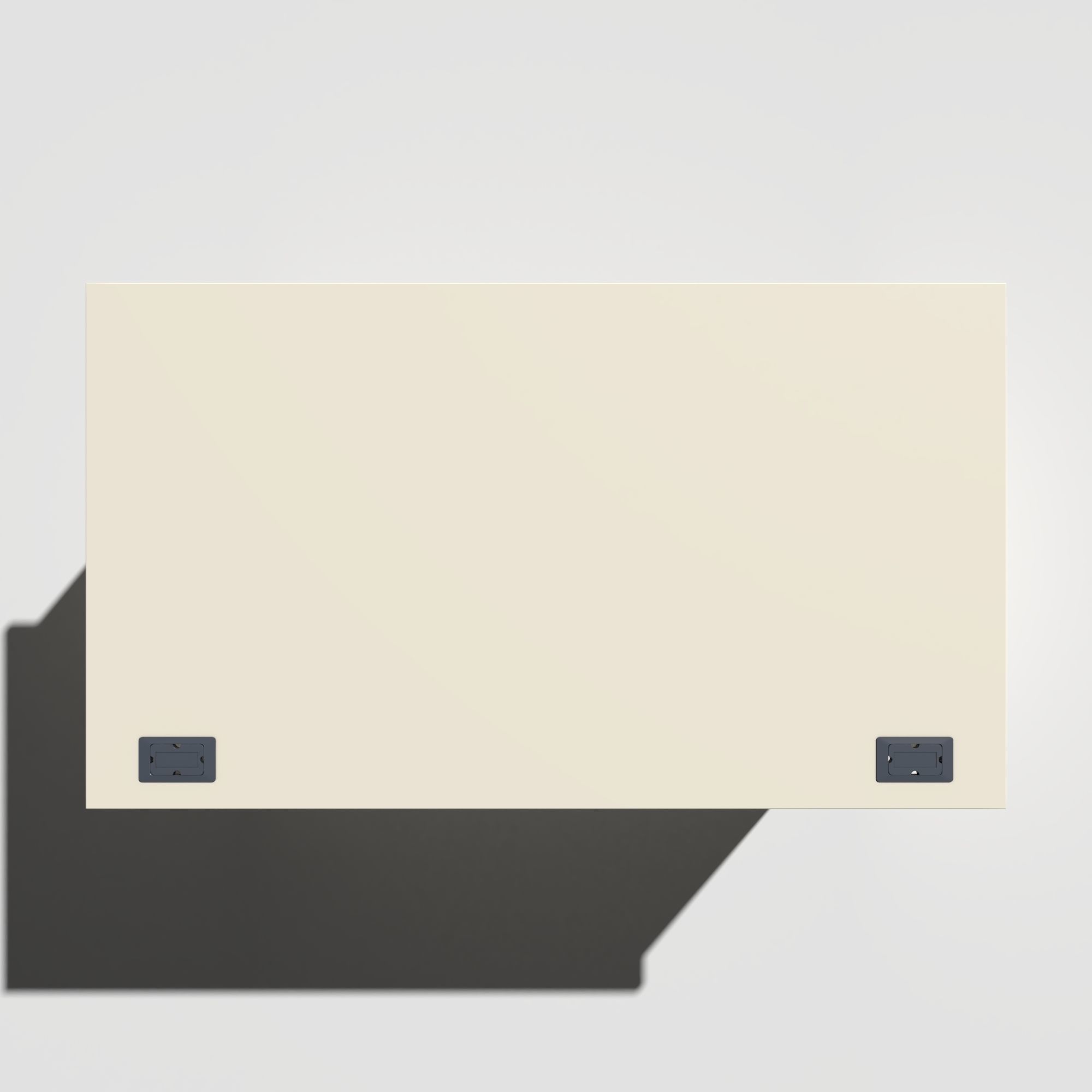 Office Desk Panel End Low-poly 3D model_6