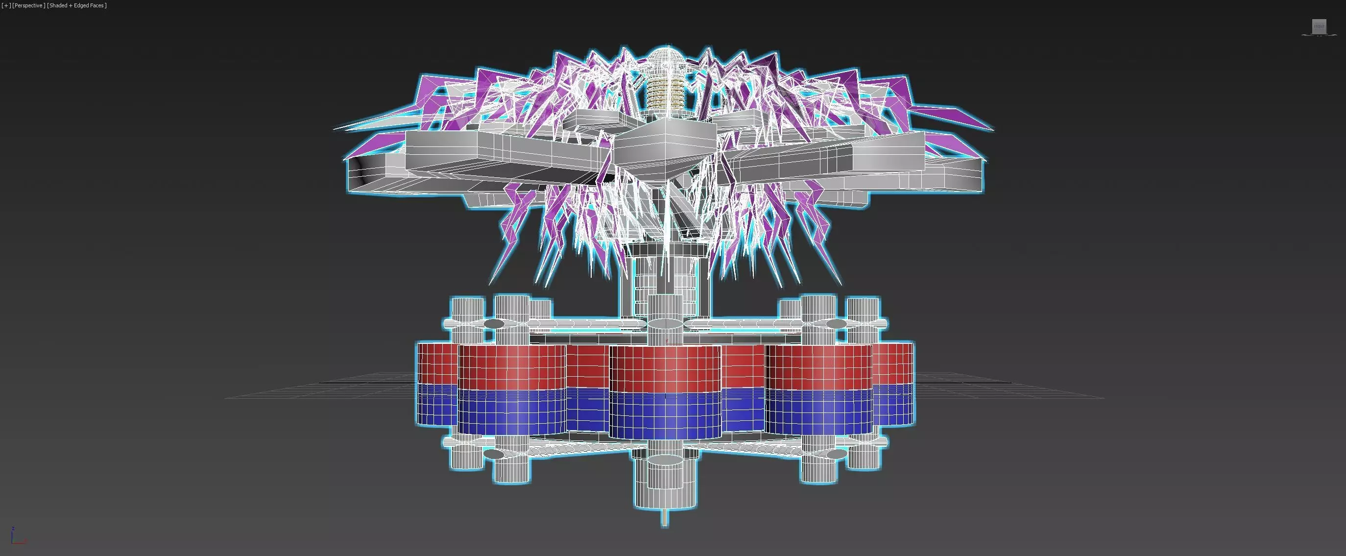 Electromagnetic Ionwind Propeller - Concept 3D model_0