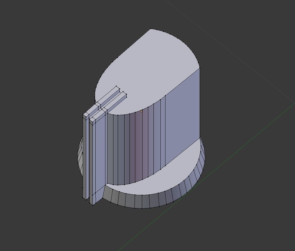 Controls buttons switch trim trigger paddle aircraft 3D model_16