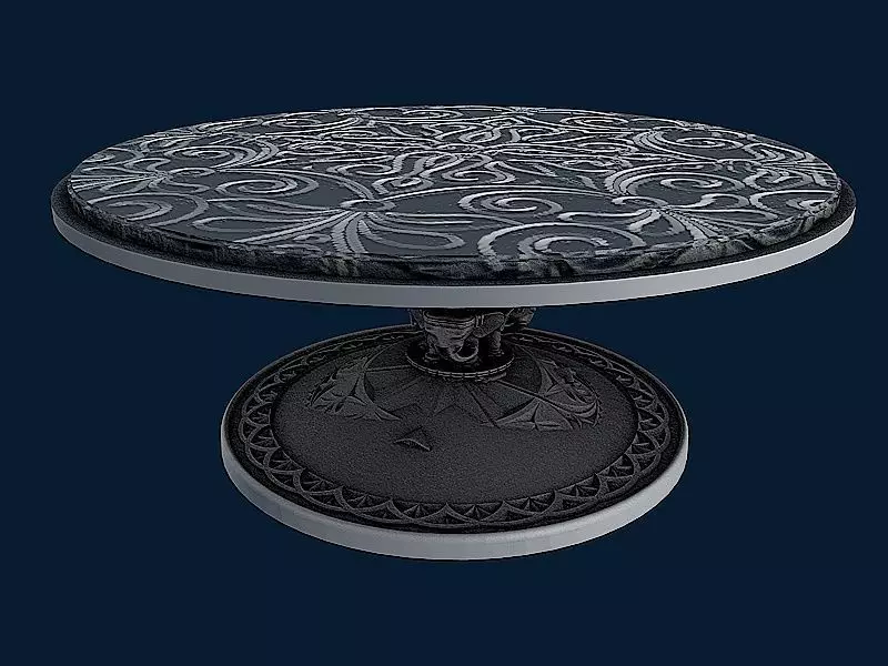 CLASSIC COFFEE TABLE 3D model_0