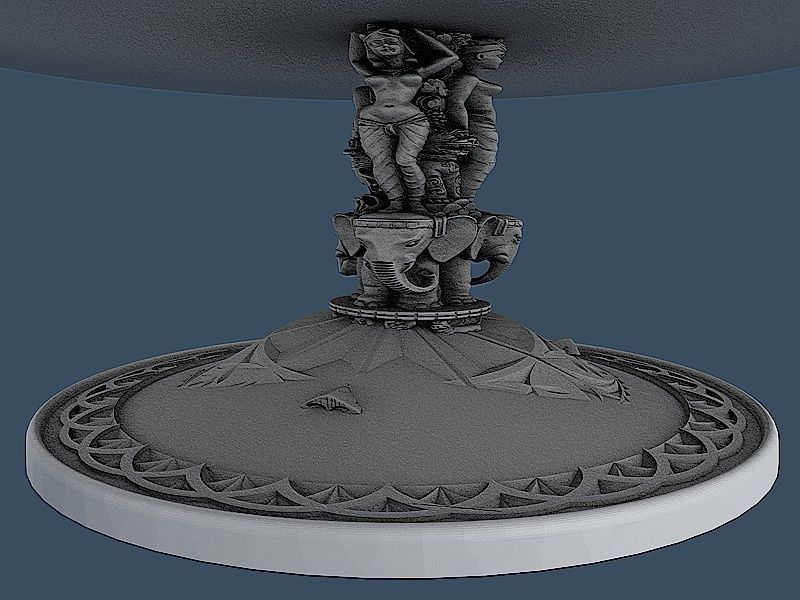 CLASSIC COFFEE TABLE 3D model_1