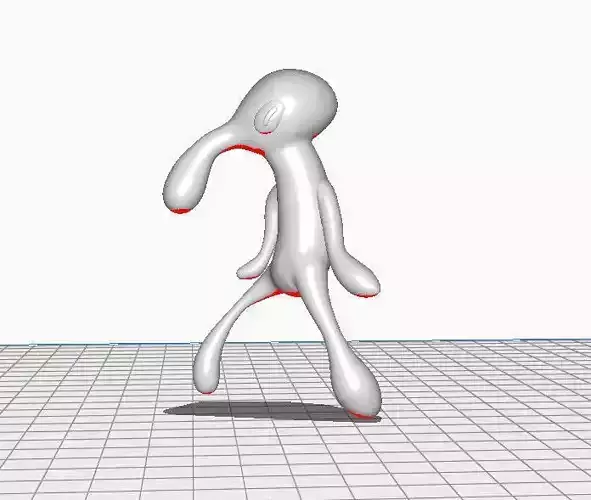 Squidward Bold and Brash 3D print model
