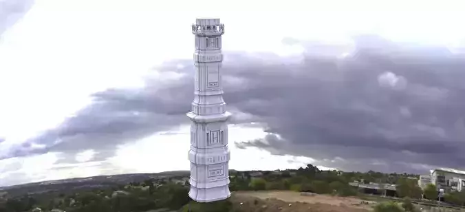 Thin Tower ancient Structure