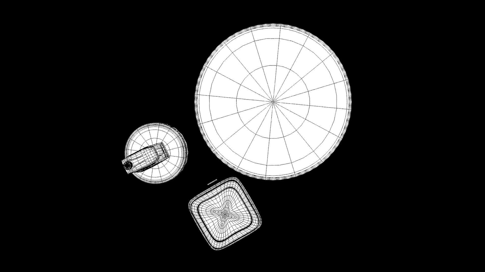 castrol bucket Low-poly 3D model_28