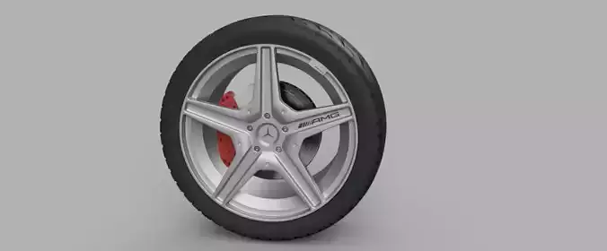 AMG wheel 2 3D model