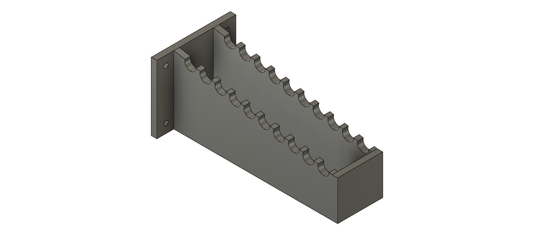 T Handle Holder 3D print model_3