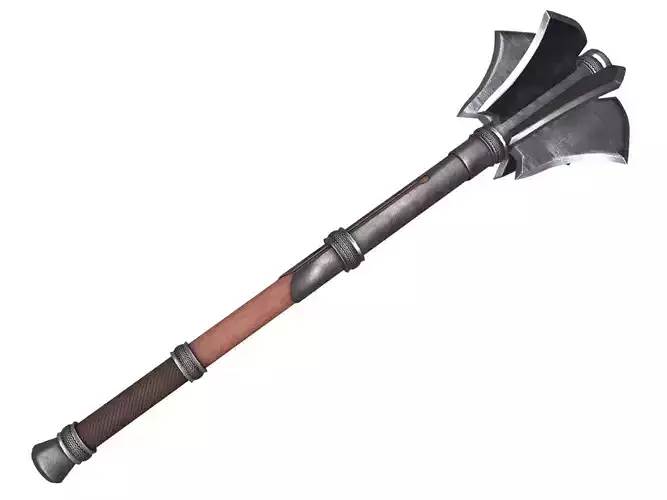 Medieval mace Low-poly 3D model