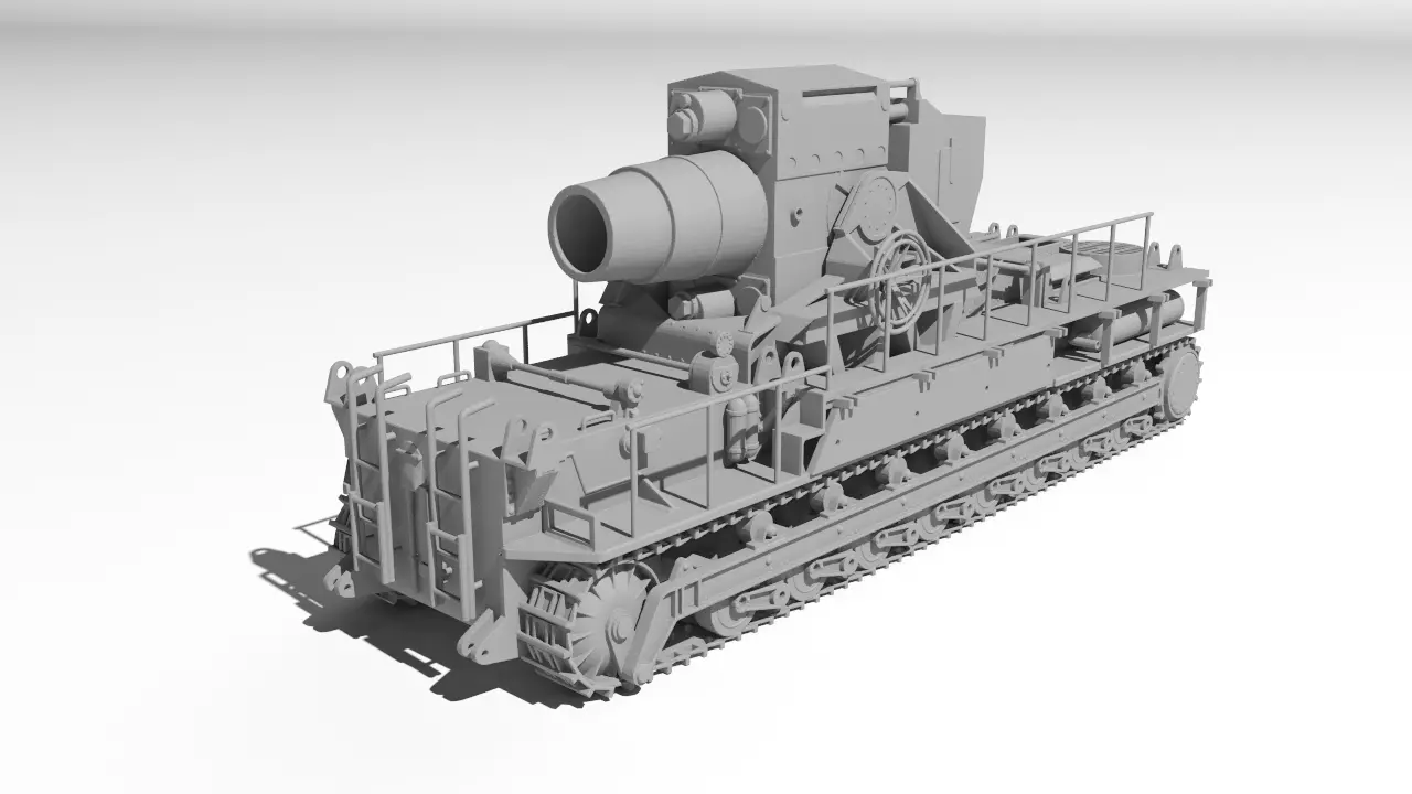 Tank KARL for 3D print 3D print model_0