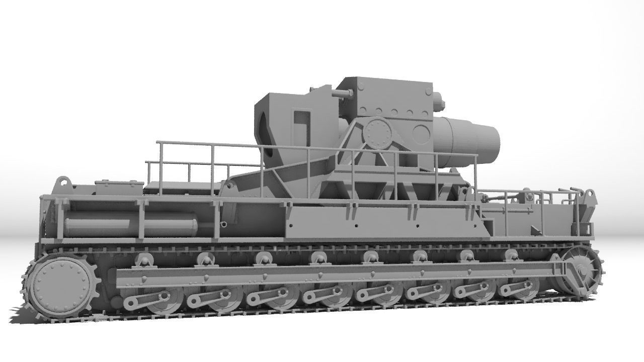 Tank KARL for 3D print 3D print model_4